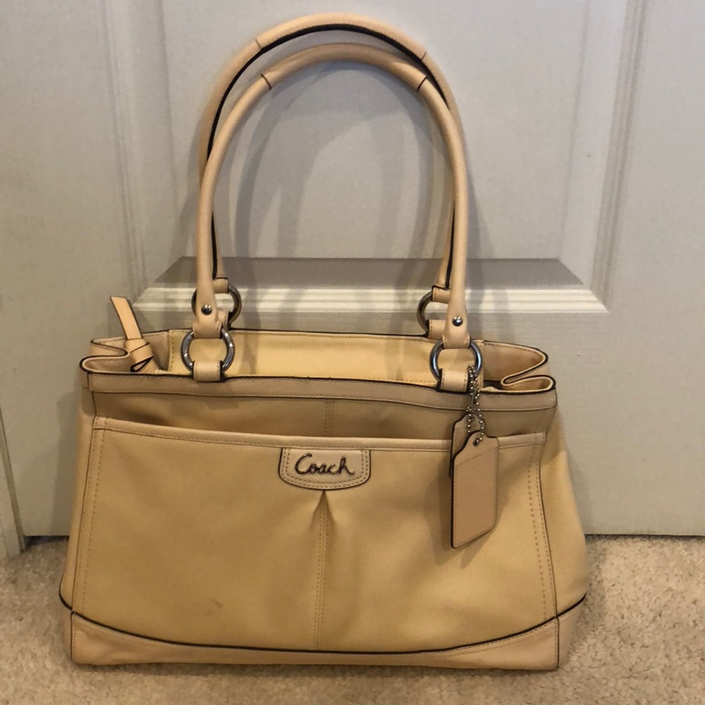 Tan Coach Purse